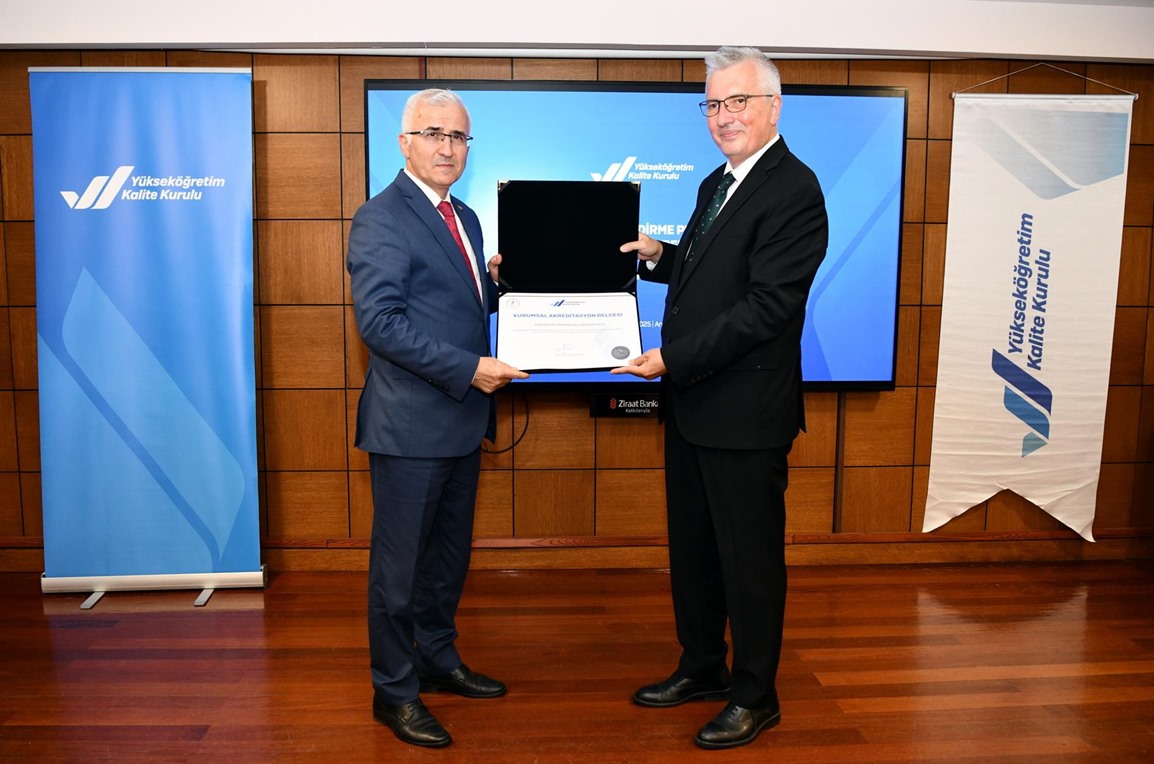 YÖKAK’tan Üniversitemize Kurumsal Akreditasyon Belgesi