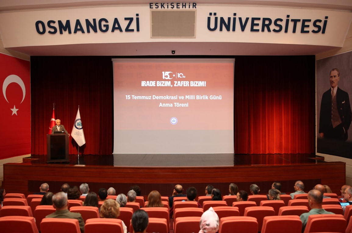Üniversitemizde 15 Temmuz Demokrasi ve Milli Birlik Günü Anma Programı Düzenlendi